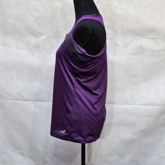 BCG Athletic Workout Tank Top with Built-in Bra Purple Grey Size XL - Picture 3 of 7